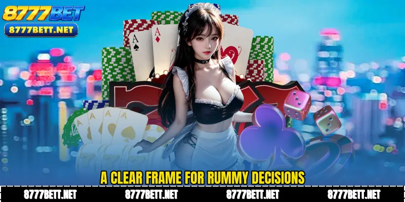A clear frame for Rummy decisions