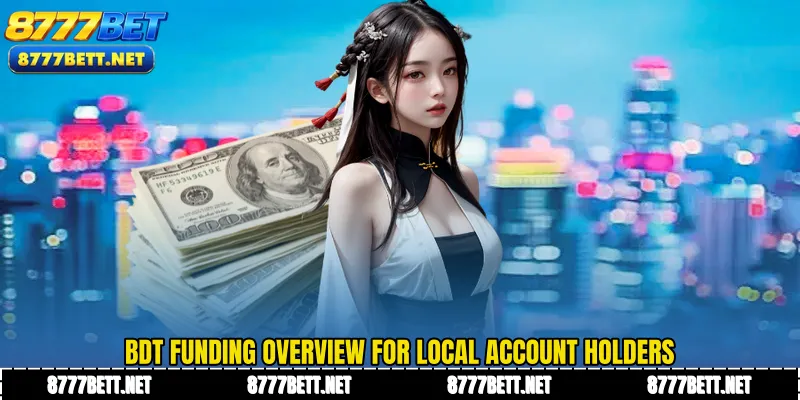 BDT funding overview for local account holders