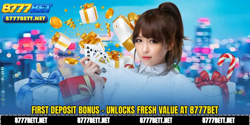 First Deposit Bonus - Unlocks Fresh Value at 8777Bet