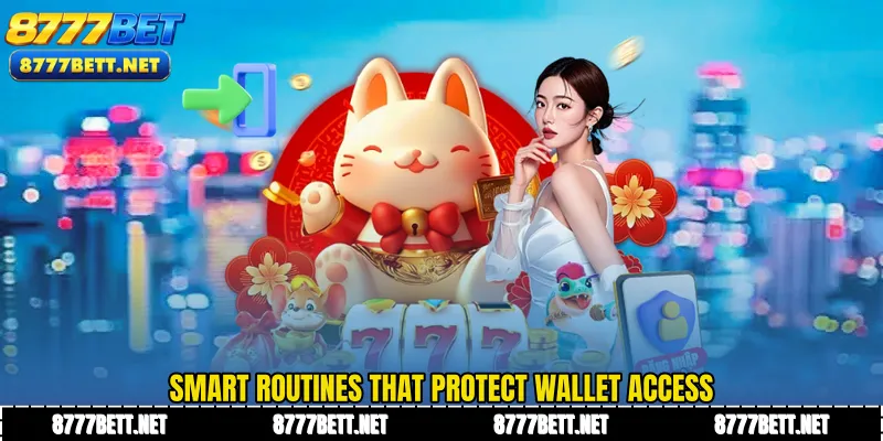 Smart routines that protect wallet access